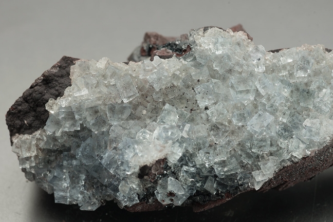 Fluorite on Hematite Fluorite on Hematite